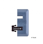 TILLIG 83963 - Bettungsgleis braun Schotterabschluss, 4 Stück (TT, H0m)